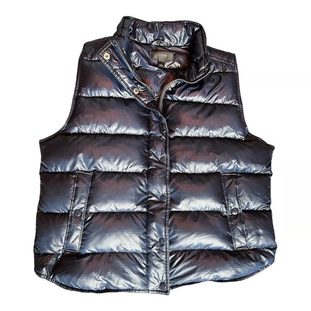 J.Crew Navy Blue Down Vest Puffer women’s Jacket